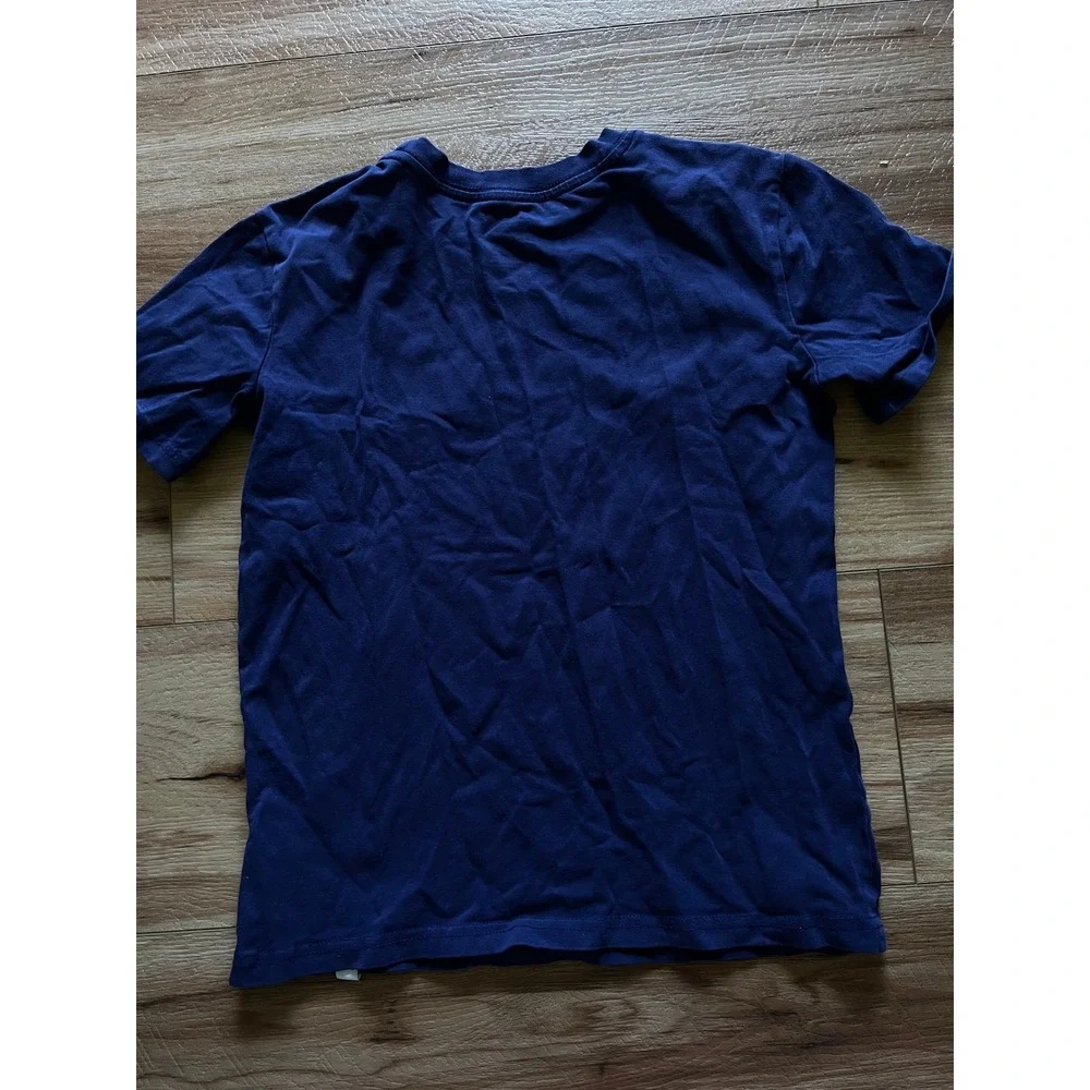 Tommy Bahama T-Shirt Kids Medium 7/8 Navy Blue American Flag‎ Graphic Tee